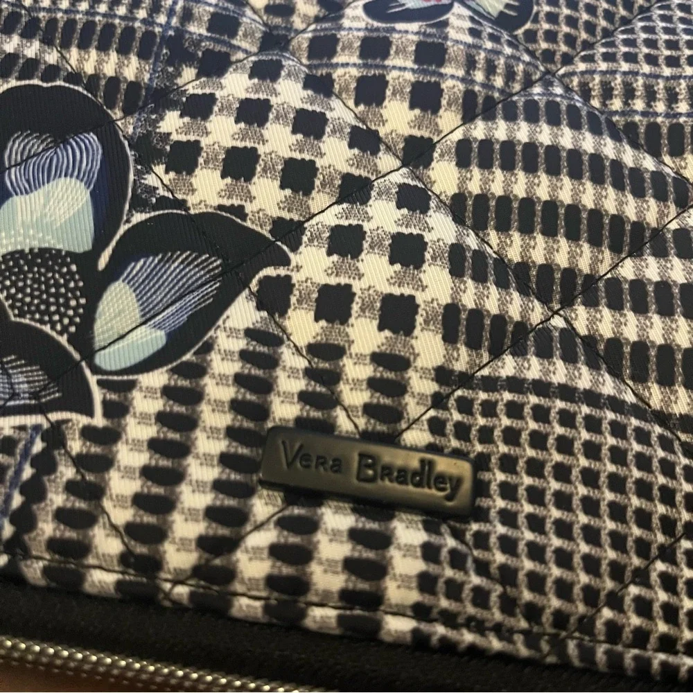 Vera Bradley RFID On the Go Wristlet in the Bedford‎ Plaid pattern.